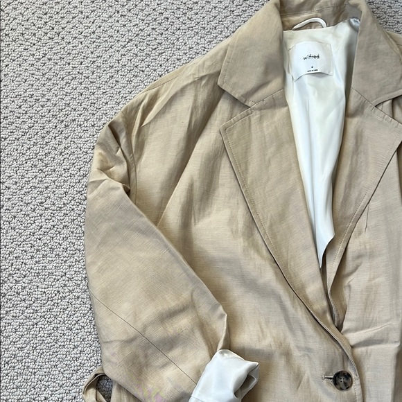 Beige Wilfred Women's Jacket - Picture 3 of 10